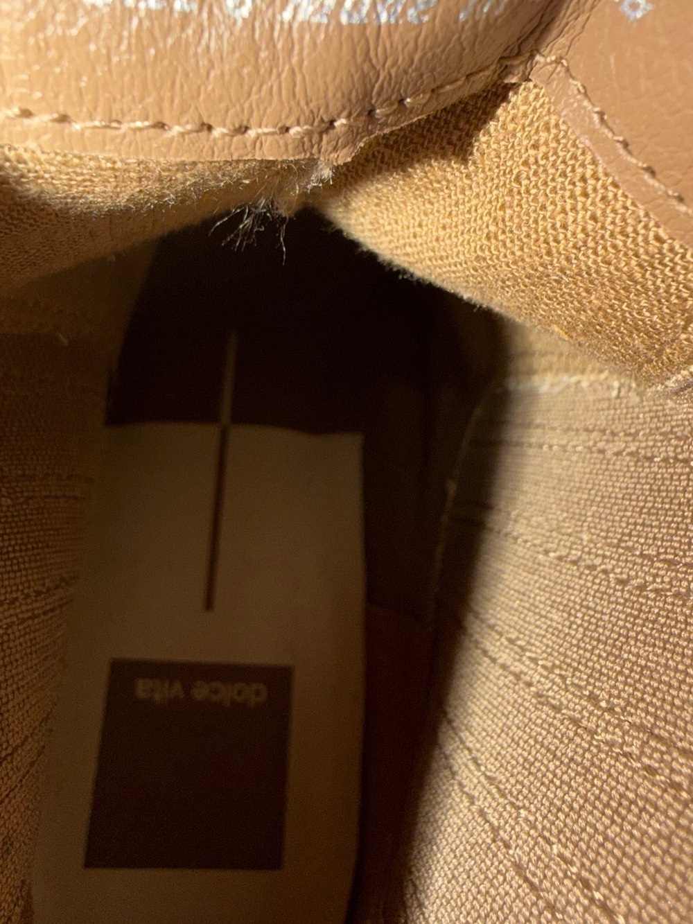 Dolce Vita Beige Suede Block-Heel Chelsea Ankle Boots - Picture 5 of 5